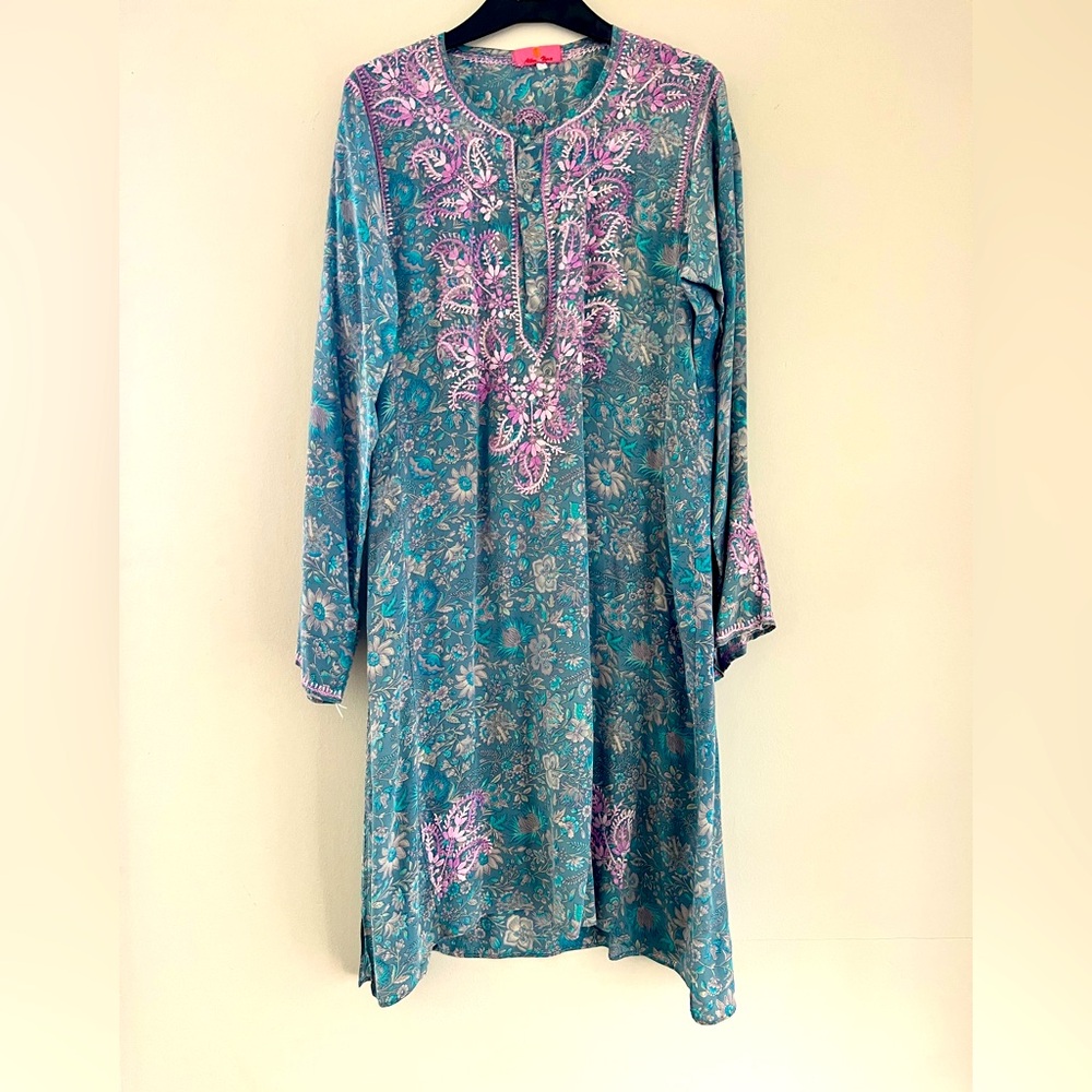 Silk Dress or long short top